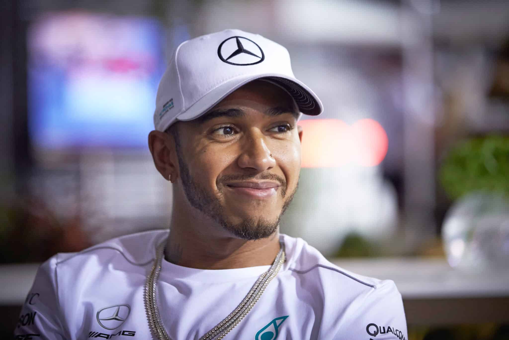 Lewis Hamilton Unveils His New Team at F1 Miami Grand Prix after Angela