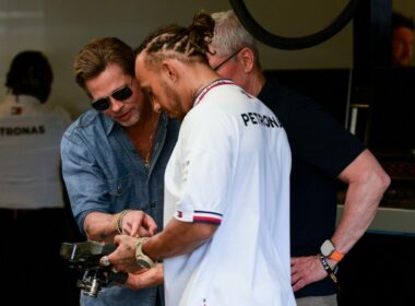 - Brad Pitt Racing at the British Grand Prix: First photos of the stands !